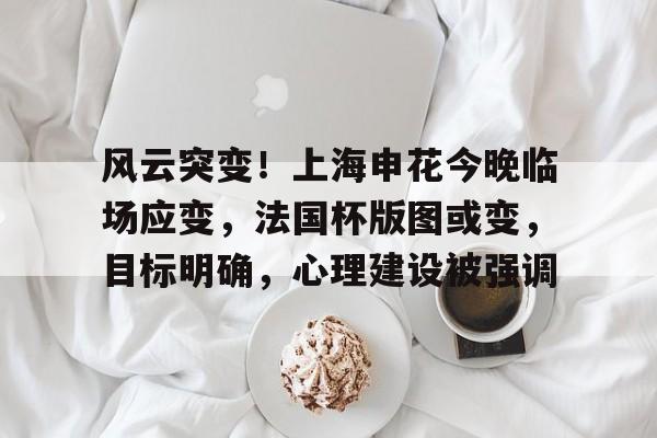 风云突变！上海申花今晚临场应变，法国杯版图或变，目标明确，心理建设被强调的简单介绍